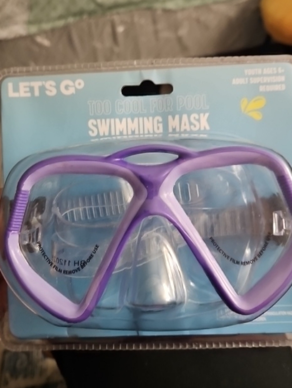 Purple Kids' Swimming Mask